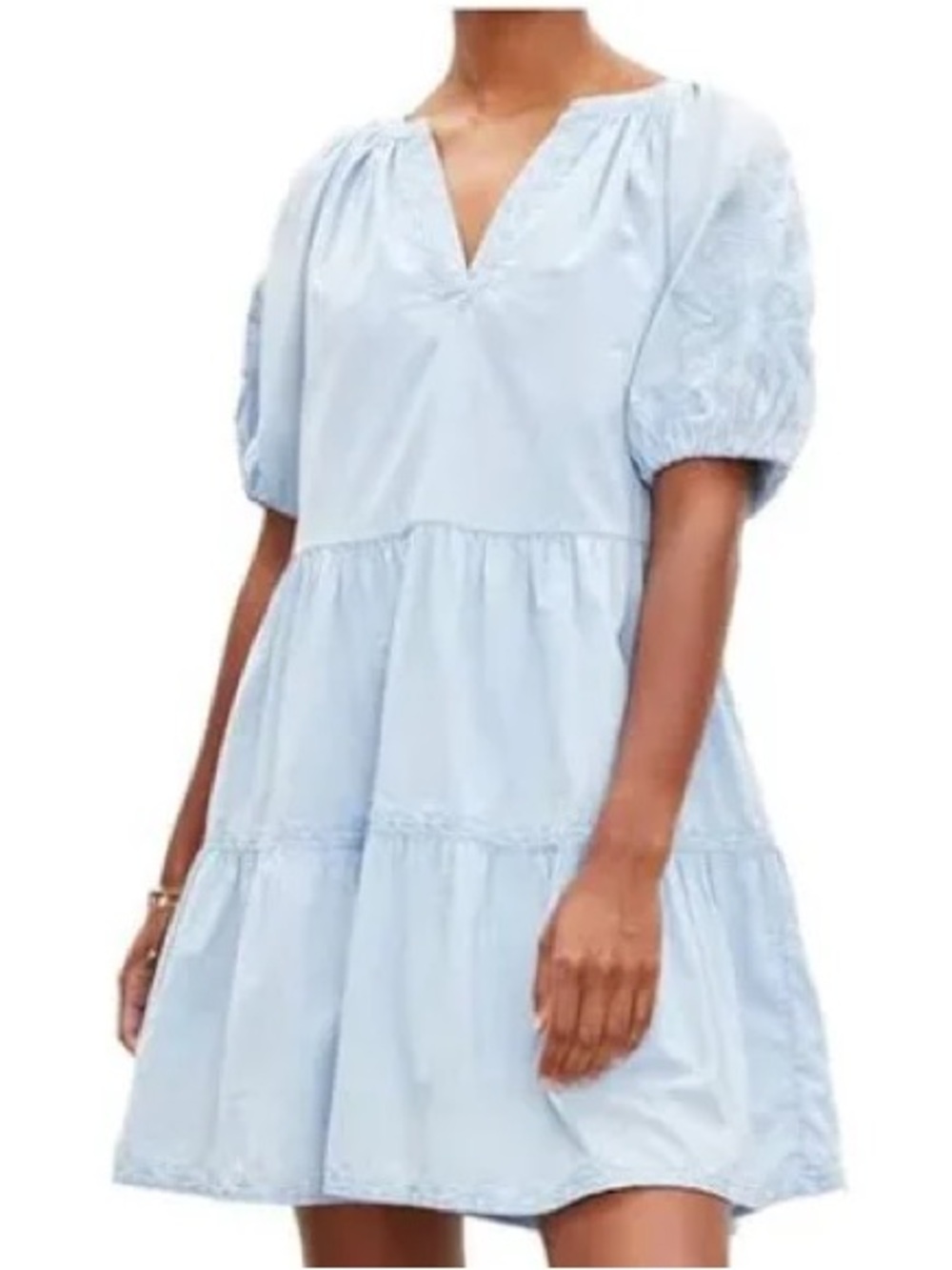 Velvet by Graham & Spencer Chrissy Tonal Embroidery Dress NWT